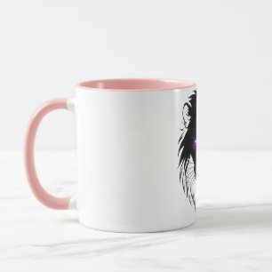 Cyberpunk Lion Mug – Bold & Futuristic Coffee Cup