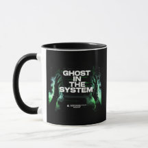 Cyberpunk Matrix Ghost Mug