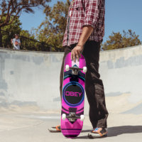 Cyberpunk Neon Obey Streetwear Sci-Fi City