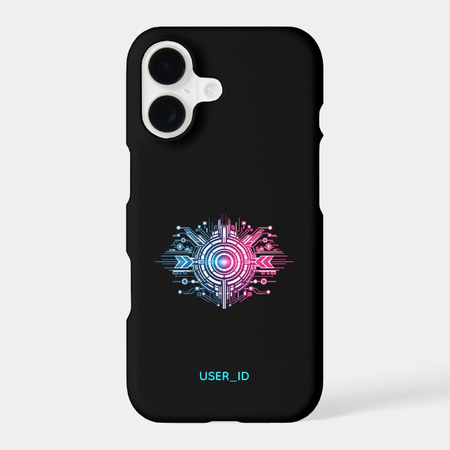 Cyberpunk Neural Interface Power Core Glossy iPhon (Back)