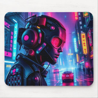Cyberpunk Night City Pilot XL Gaming Desk Mat Mouse Mat