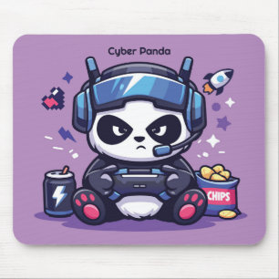 Cyberpunk Panda Gamer Desk Pad - Mouse Pad