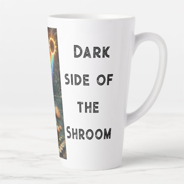 cyberpunk plucking humourous latte mug (Right)