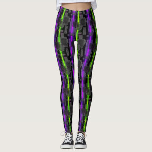 Cyberpunk Power Source Laser Print Leggings