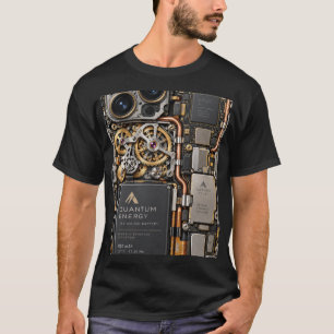 Cyberpunk Quantum Tech Circuit Board Phone Case & T-Shirt