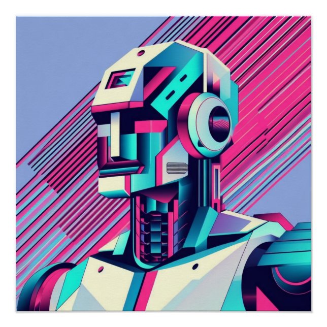 Cyberpunk Reflections Poster (Front)