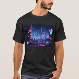 Cyberpunk Rooftop Corner T-Shirt