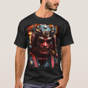 Cyberpunk Samurai Hannya Mask T-Shirt