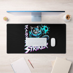 Cyberpunk Samurai Striker Gaming For E-sports Desk Mat