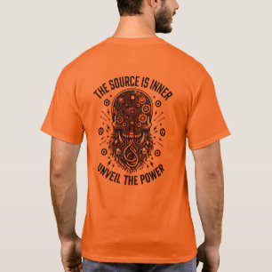 Cyberpunk Skull Tech Knowledge Power Future T-Shirt