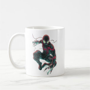 Cyberpunk Spider Mug Neon Geometric Coder Coffee