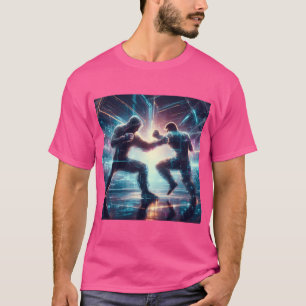 Cyberpunk Style Futuristic Mma Fight T-Shirt
