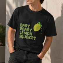 Cyberpunk Style Yellow Lemon T-Shirt - Neon 3D Typ