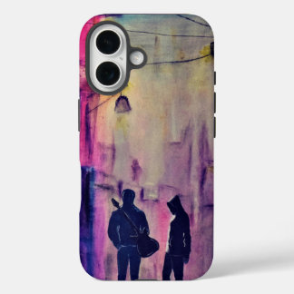 Cyberpunk theme iPhone 16 case