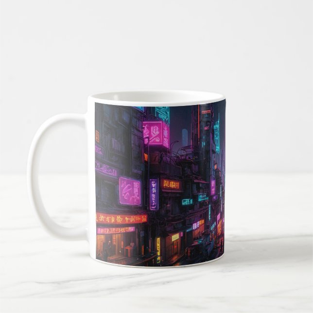 Cyberpunk Themed Mug (Left)