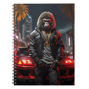 Cyberpunk Urban Ape Notebook