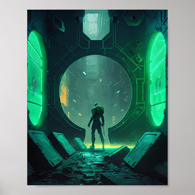 Cyberpunk Virtual Reality  Poster (Front)