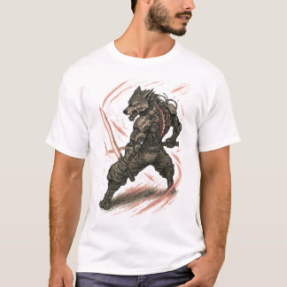 Cyberpunk Wolf (Blade Master) T-Shirt