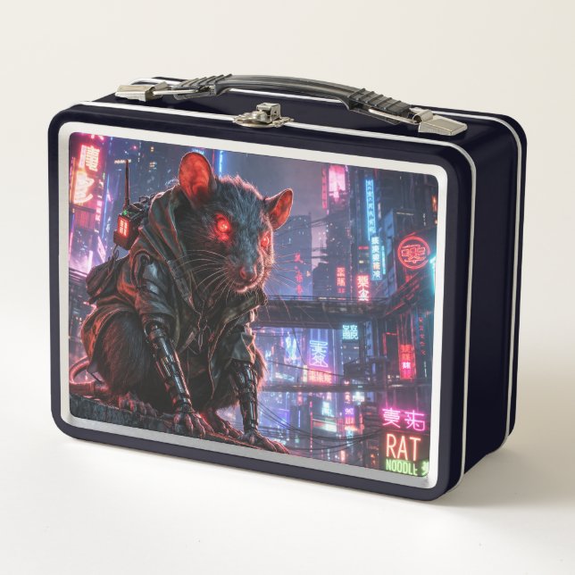 CyberRat Metal Lunch Box (Front)