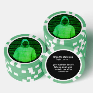 Cybersecurity - a High Stakes Business - Custom Poker Chips
