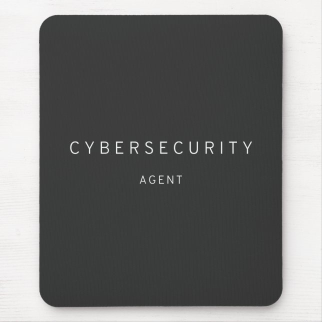 Cybersecurity Agent Mouse Mat (Front)