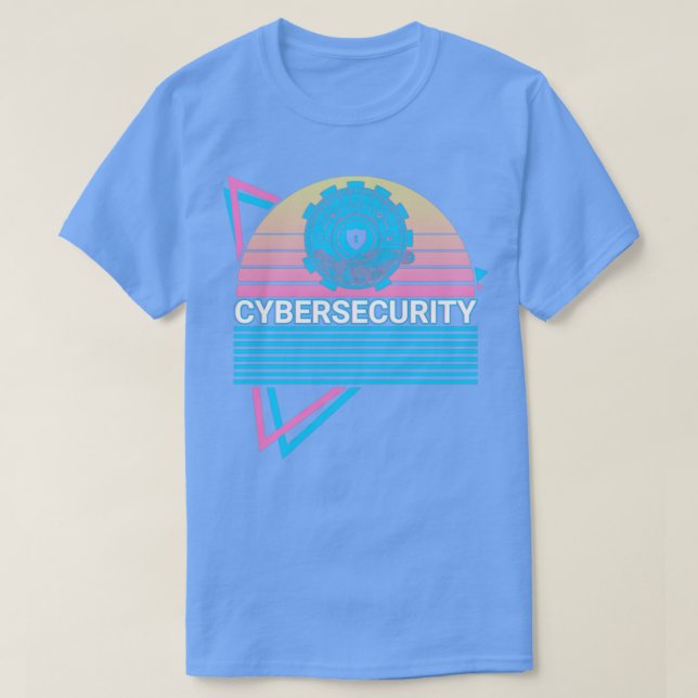 Cybersecurity Computer Security Cyber Security Ret T-Shirt (Design Front)