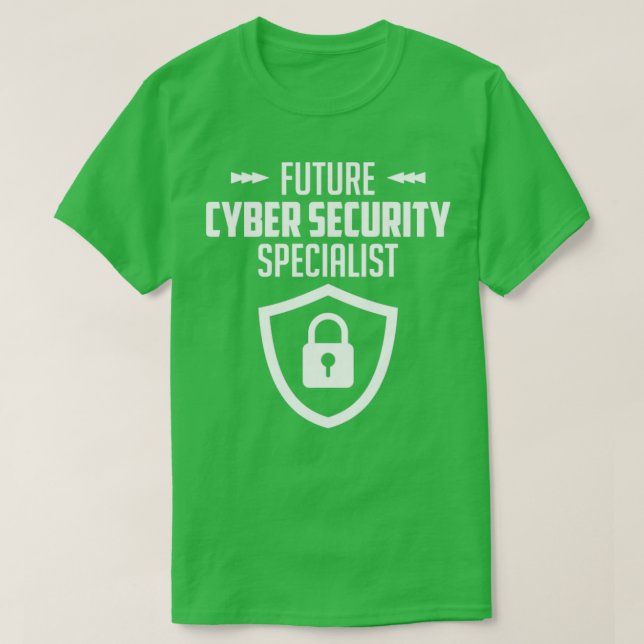Cybersecurity Computer Security Cyber Security Spe T-Shirt (Design Front)