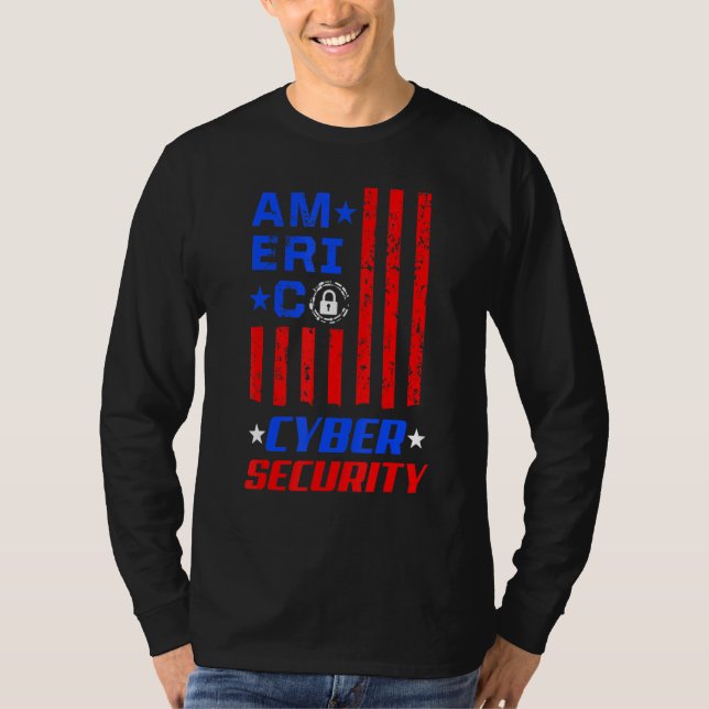 Cybersecurity It Analyst Certified Tech Security 1 T-Shirt (Front)