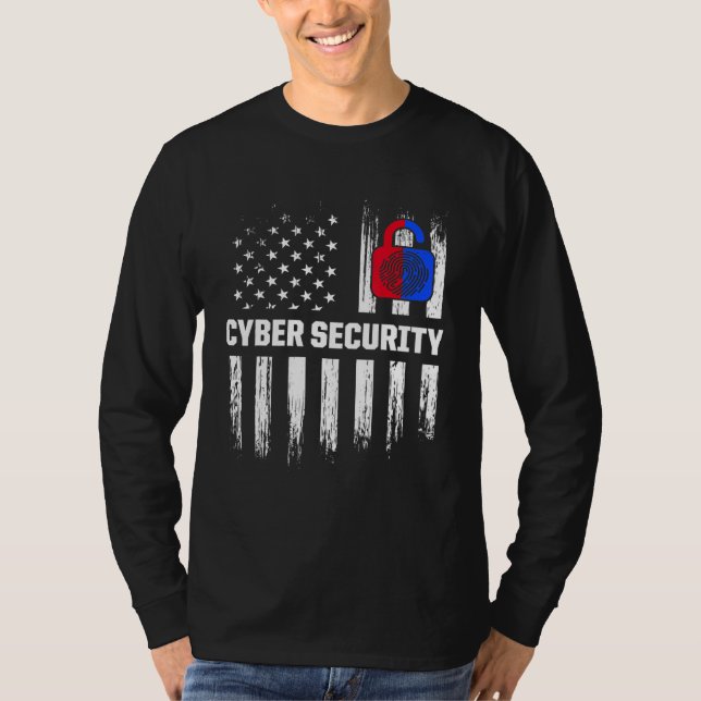 Cybersecurity It Analyst Certified Tech Security T-Shirt (Front)