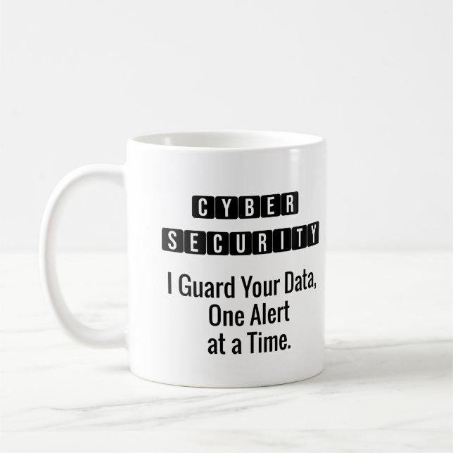 Cybersecurity Mugs Security Quotes (Left)