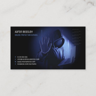 Cybersecurity Services   ONLINE PROTECTION SERVICE Business Card