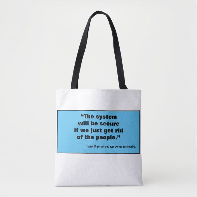 Cybersecurity tote bag (Front)