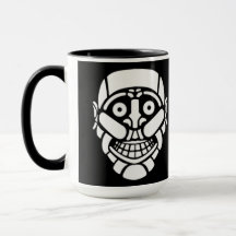 Cybersmily Cyborg Logo Black Mug