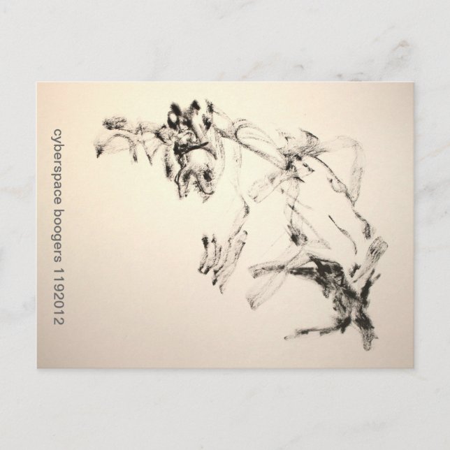 cyberspace boogers 1192012 postcard (Front)