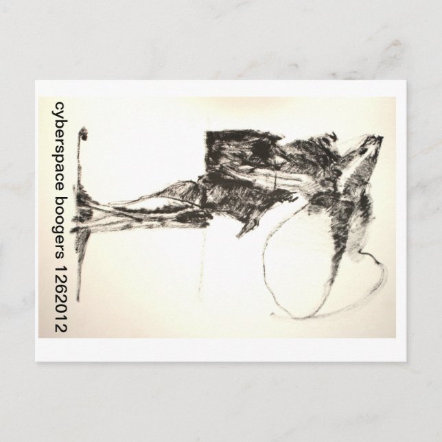 cyberspace boogers 1262012 postcard (Front)