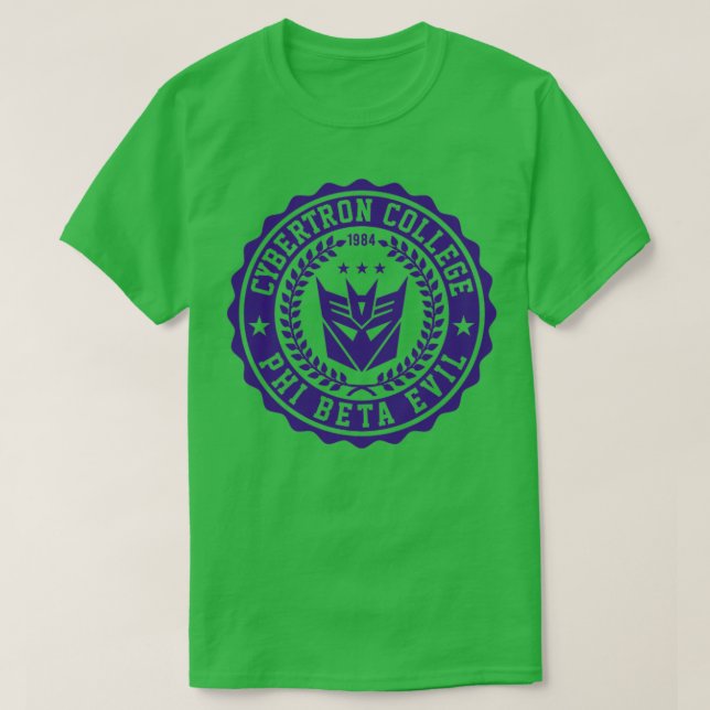 CYBERTRON COLLEGE Decepticons T-Shirt (Design Front)