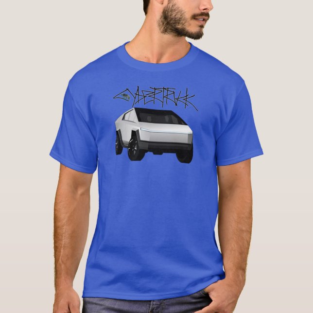 Cybertruck and CyberBear T-Shirt (Front)