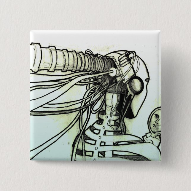 Cyborg button (Front)