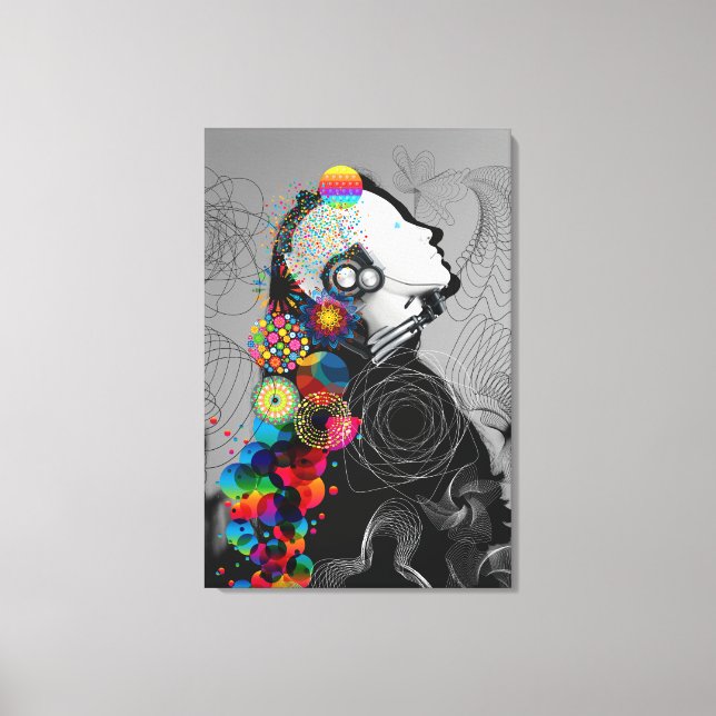 CYBORG CANVAS PRINT (Front)