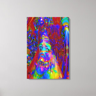 Cyborg Creation Canvas Print