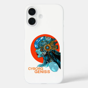Cyborg Genesis: The Birth of Steel & Soul iPhone 16 Case