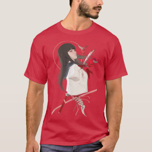 Cyborg Girl Aesthetic Samurai Japanese Otaku Weebs T-Shirt