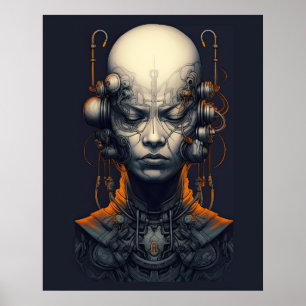 Cyborg Girl Dreamer Teen  Poster