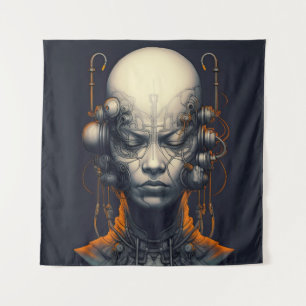 Cyborg Girl Dreamer Teen  Tapestry