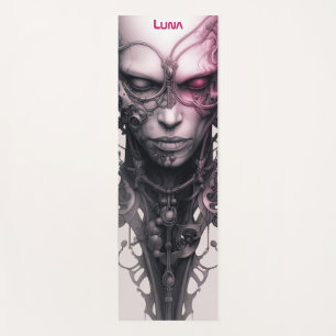 Cyborg Girl Fantastic artsy Yoga Mat