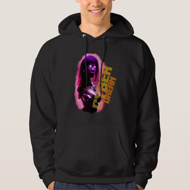 Cyborg Japanese woman Hoodie (Front)