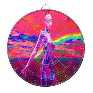 Cyborg Mask Dartboard