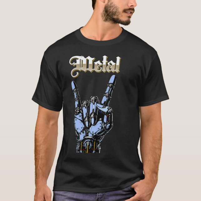 Cyborg Metal T-Shirt (Front)