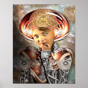 Cyborg Shayle  Print