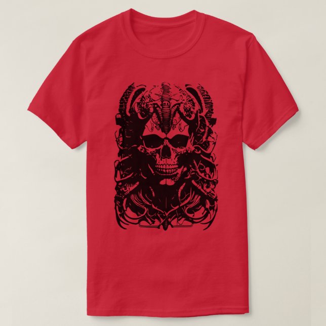 cyborg skull T-Shirt (Design Front)